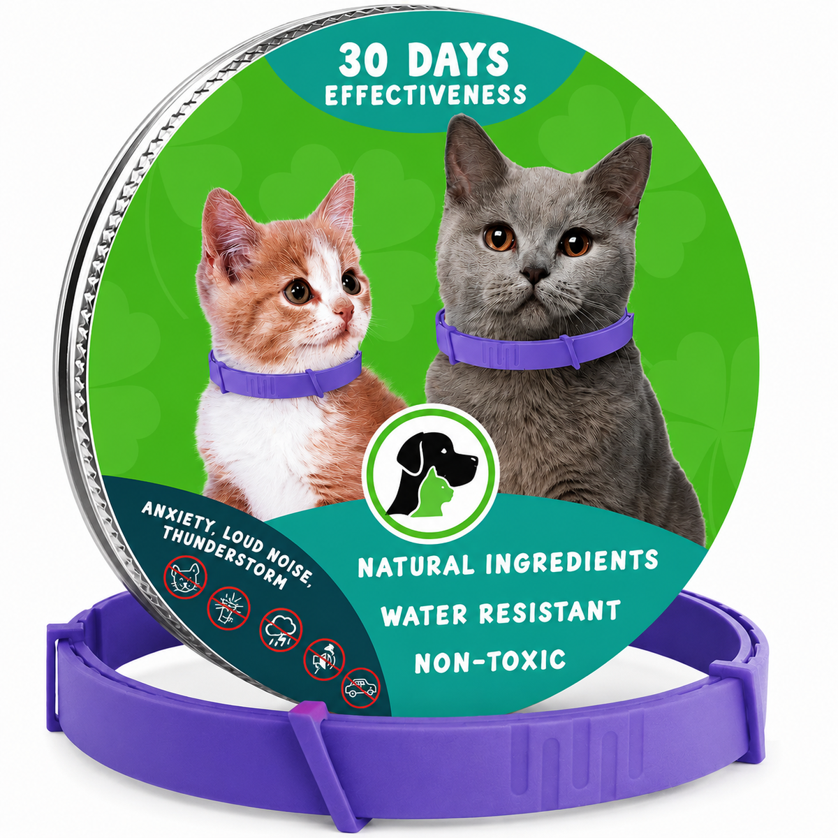 Natural Pheromone Calming Collar for Cats